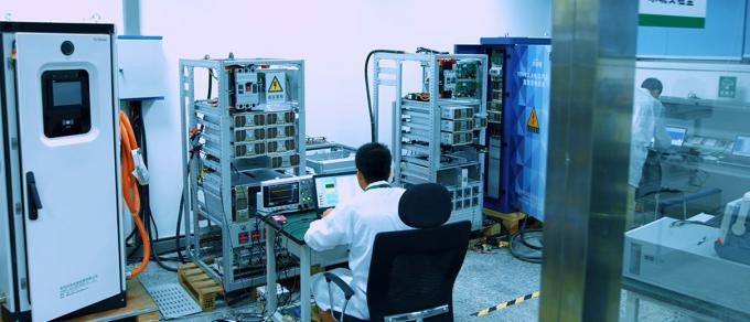 Xian New Energy Battery Lab γραμμή παραγωγής εργοστασίων 9